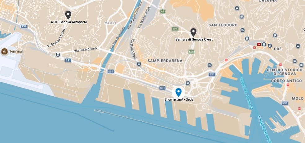 Mappa Silomar: dove siamo Mappa Silomar: sede legale e operativa